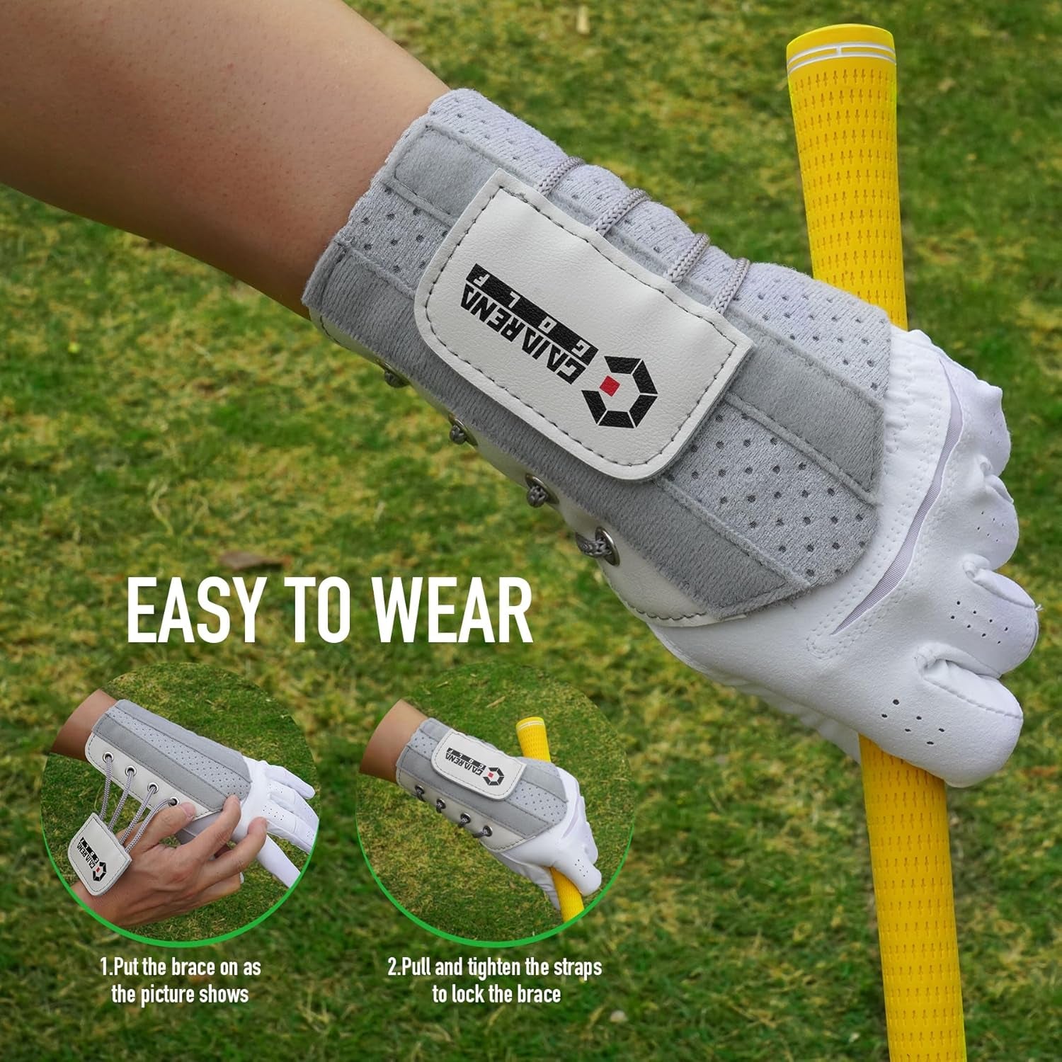 olf Wrist Brace Wrist Hinge Swing Aid, Efficient Golf Swing Training Equipment Wrist Hinge Trainer to Correct Wrist Angle & Develop Muscle Memory for Golf Beginners