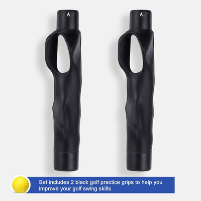 2 Pack Golf Grip Trainer Attachment for Improving Hand Positioning on Golf Club Right Handed Golf Swing Trainer for Kids and Woman Beginner Learn Correct Grip Posture