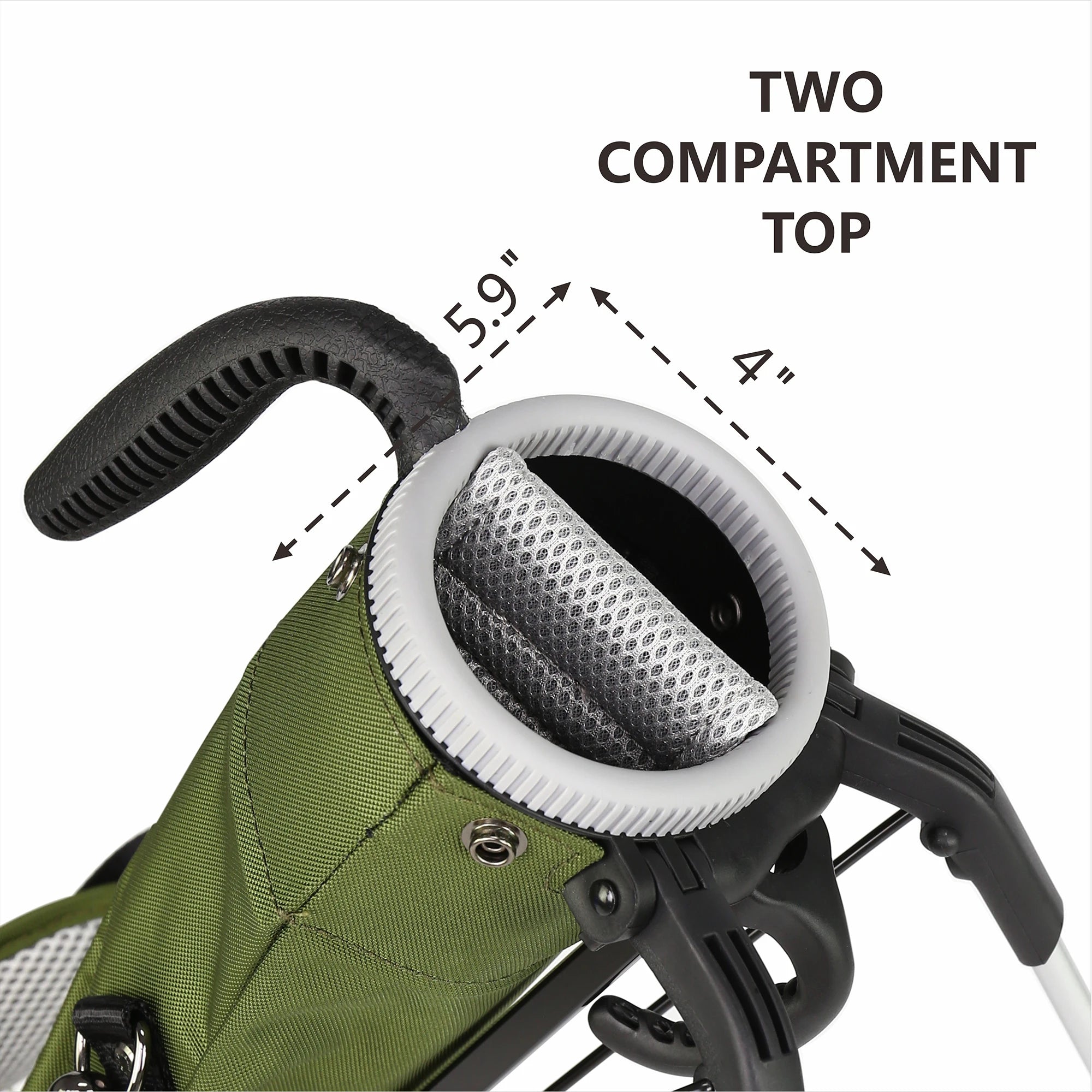 Sunday Golf Bag with Stand, Lightweight Easy Carry Golf Stand Bag with Shoulder Strap, Practice Ranger Sunday Bag for Men