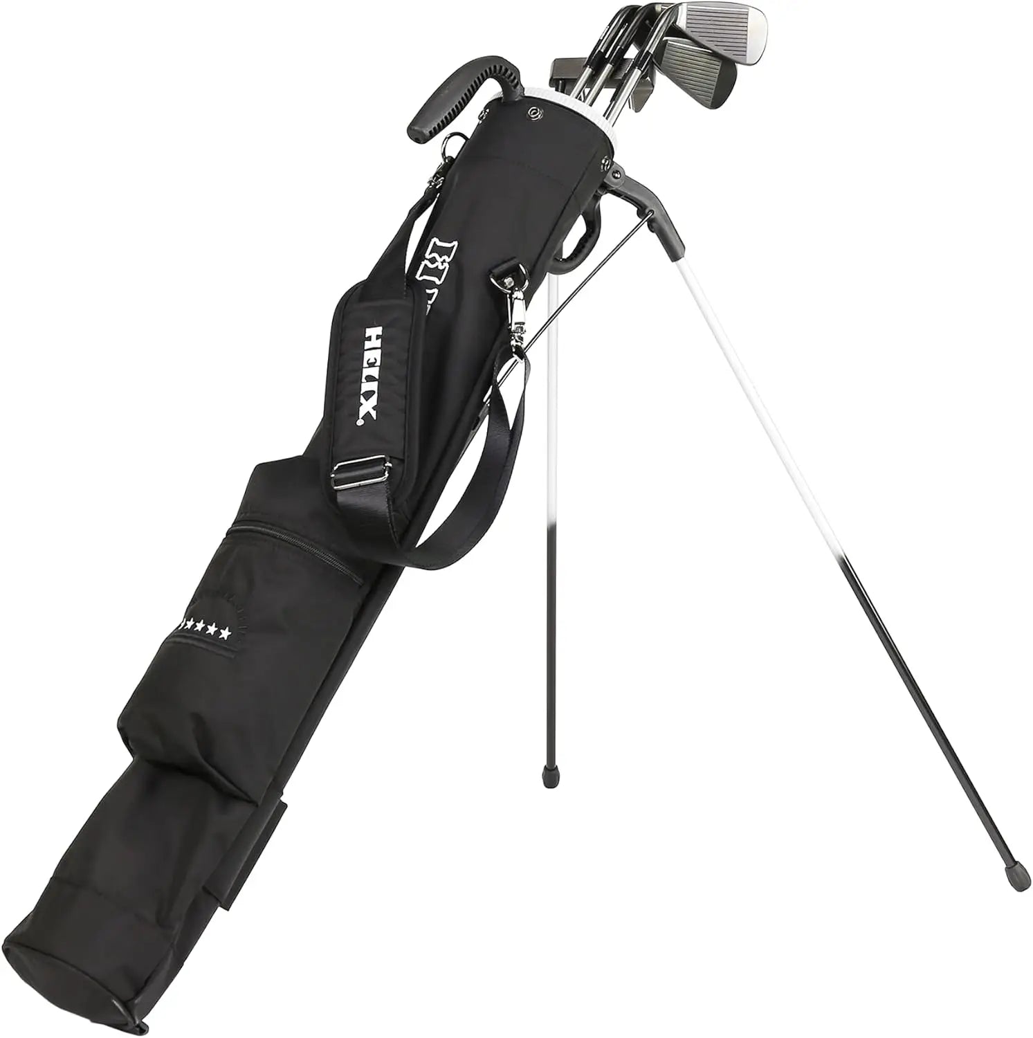 Sunday Golf Bag with Stand, Lightweight Easy Carry Golf Stand Bag with Shoulder Strap, Practice Ranger Sunday Bag for Men