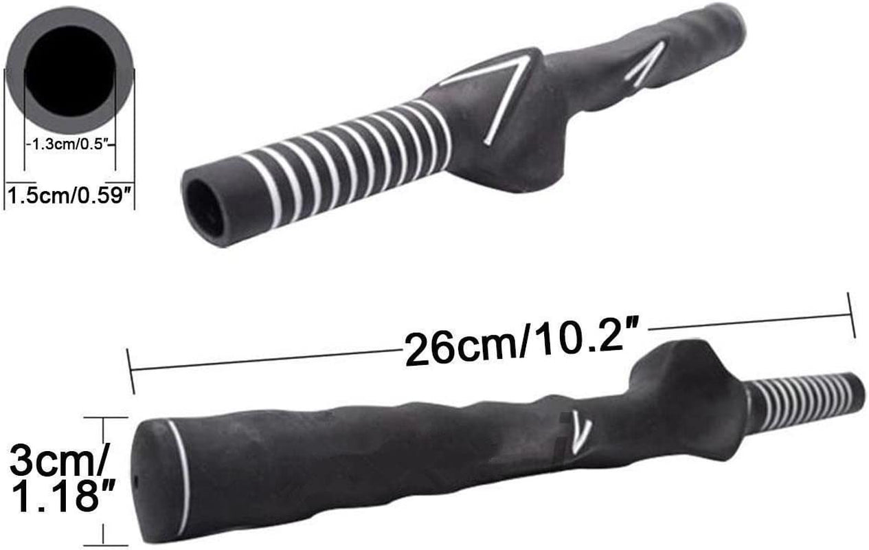 Right-Handed Golf Swing Training Grip Trainer, Black