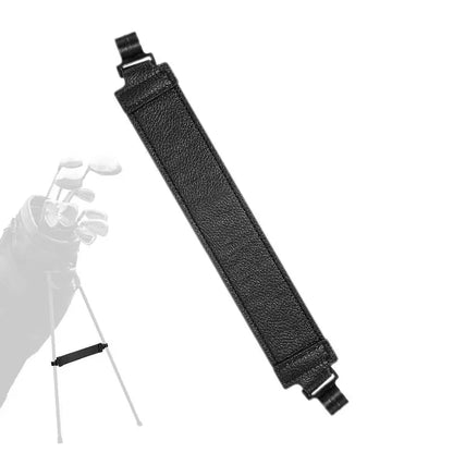 Golf Bag Stand Attachment New Golf Bag Stand Tripod Adjuster Upgrade PU Leather Straps with Hooks for Professional Golf Supplies