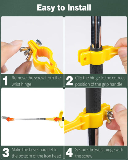 Golf Training Wrist Hinge Golf Swing Training Aid Swing Correcting Trainer Tool for Golfers Beginners Arm Elbow Posture Teaching Accessory for Golf Club Practice