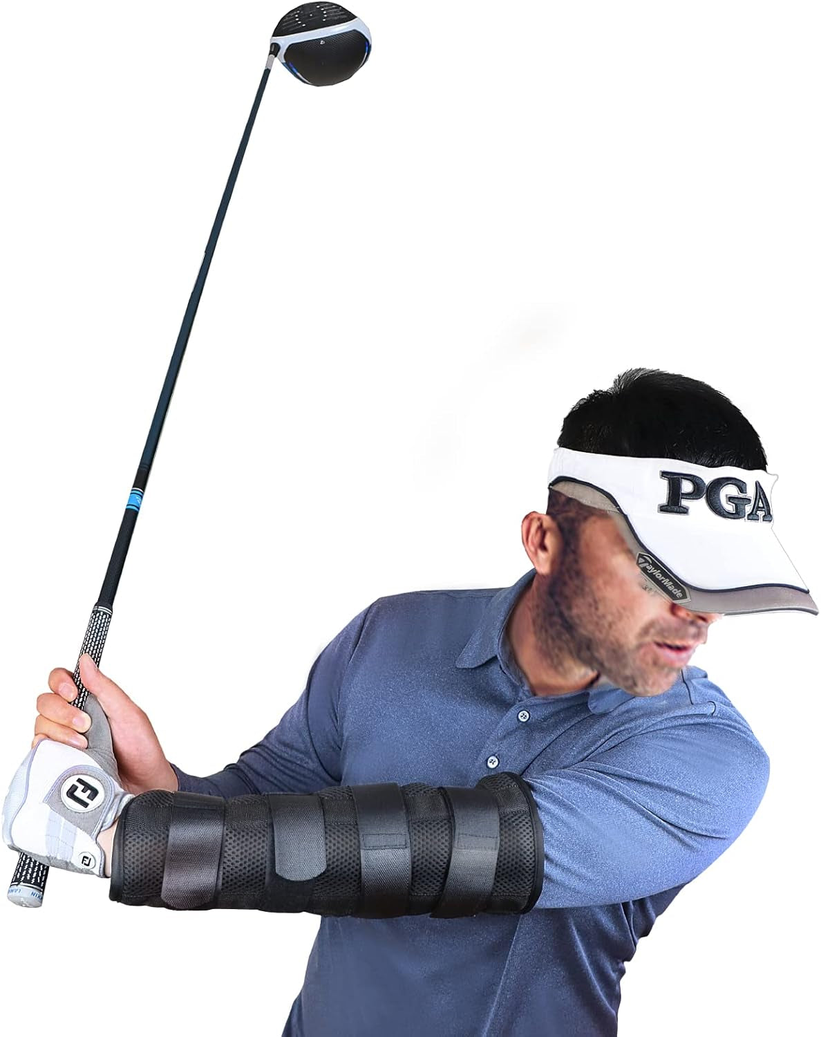 Golf Swing Training Elbow Brace, Straight and Turn Arm Golf Swing Trainer Golf Swing Trainer, Perfect for Amend Chicken Wings and Correction Brace of Golf Swing
