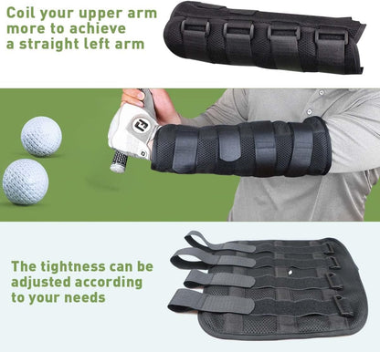 Golf Swing Training Elbow Brace, Straight and Turn Arm Golf Swing Trainer Golf Swing Trainer, Perfect for Amend Chicken Wings and Correction Brace of Golf Swing