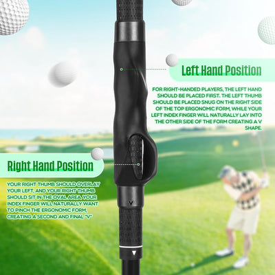 4 Pcs Golf Grip Trainer Attachment for Improving Hand Positioning Golf Club Grip Trainer Golf Training Equipment Right Handed Golf Swing Trainer for Beginner Correct Grip Posture