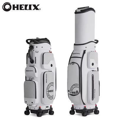 Golf Bag with 4 Ultra Quiet and Smooth Rolling Wheels Large Capacity Golf Bag for Airline Travel