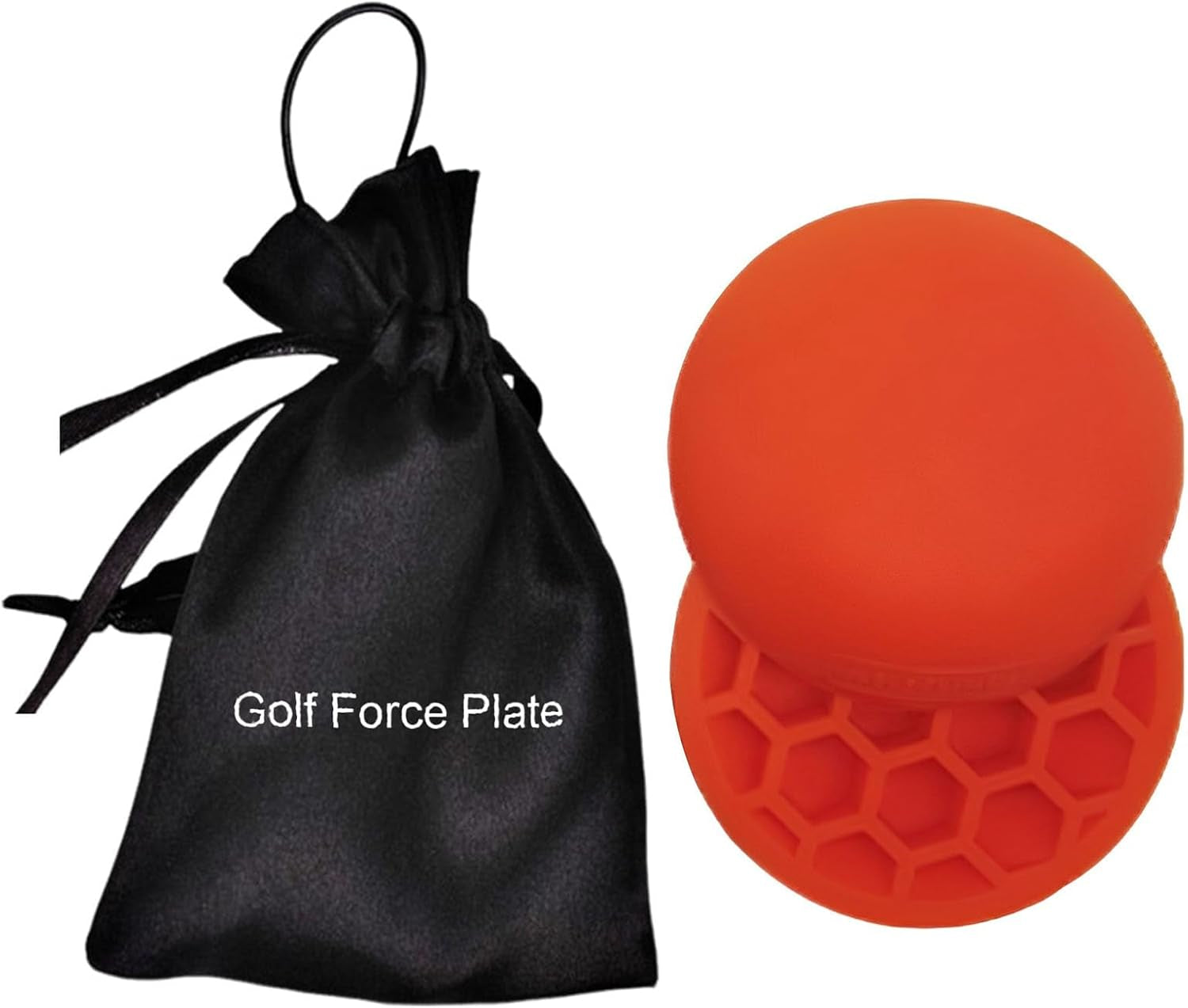 Golf Physical Strength Pad Force Plate | Rubber Force Pedal Exerciser Step Pad for Golf Swing - Golf Accessories for Improved Golf Game, Golf Teaching & Training Aid for Club Practice Equipment