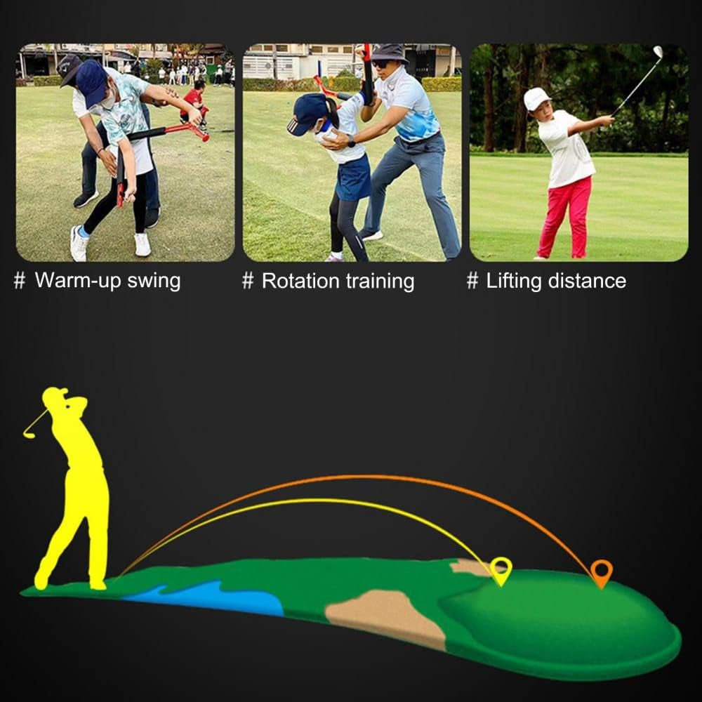 Swing Pro plus Golf Swing Motion Trainer,Golf Swing Training Aid,Golf Spinner Swing Trainer,Golf Swing Posture Corrector Training Equipment