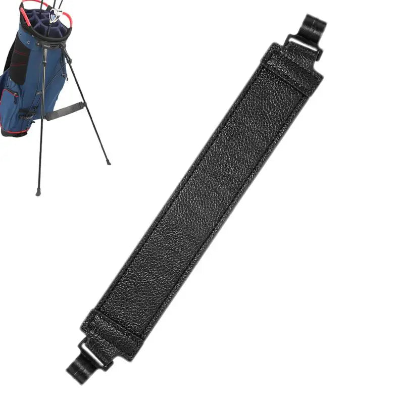 Golf Bag Stand Attachment New Golf Bag Stand Tripod Adjuster Upgrade PU Leather Straps with Hooks for Professional Golf Supplies