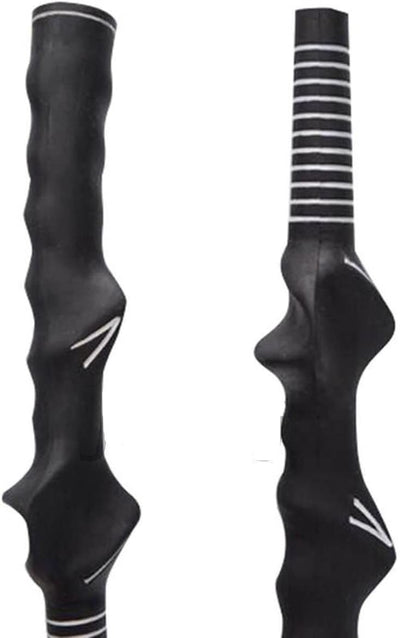 Right-Handed Golf Swing Training Grip Trainer, Black