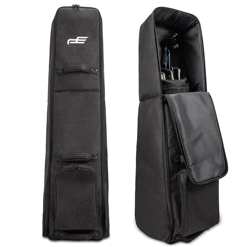 Light Weight Golf Club Travel Bag Cover Waterproof with Wheels Portable Foldable Oxford Aviation Bag Cover HKB002