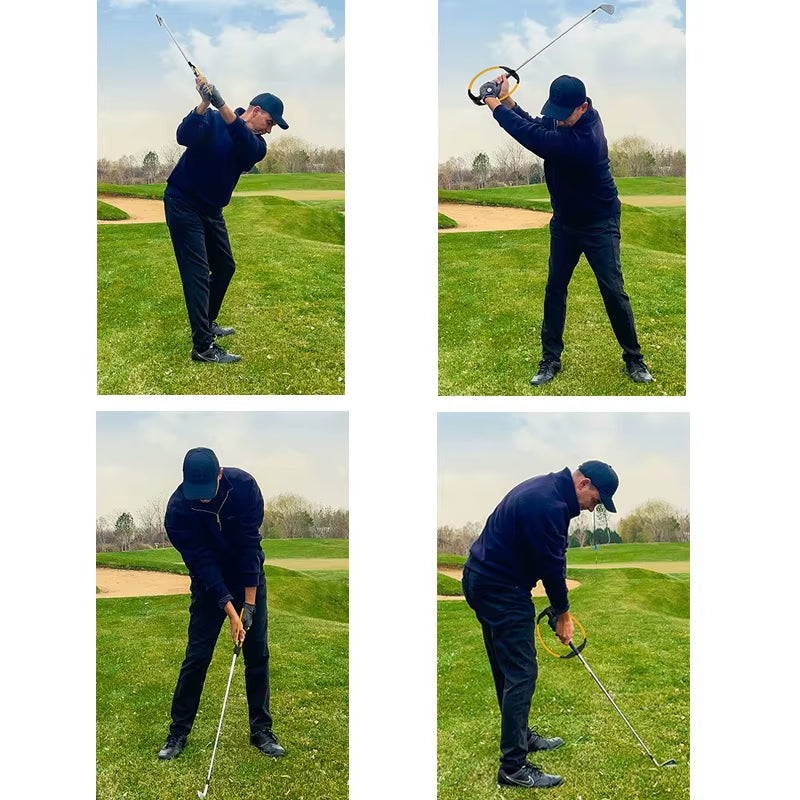 Golf Swing Trainer Exercises Plane Corrector Gesture Golf Swing Posture Correction Durable Golf Swing Training Aids