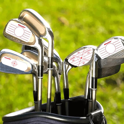 Golf Driver Impact Tape Labels 120 Pcs Golf Impact Stickers for Swing Training Irons Putters and Woods