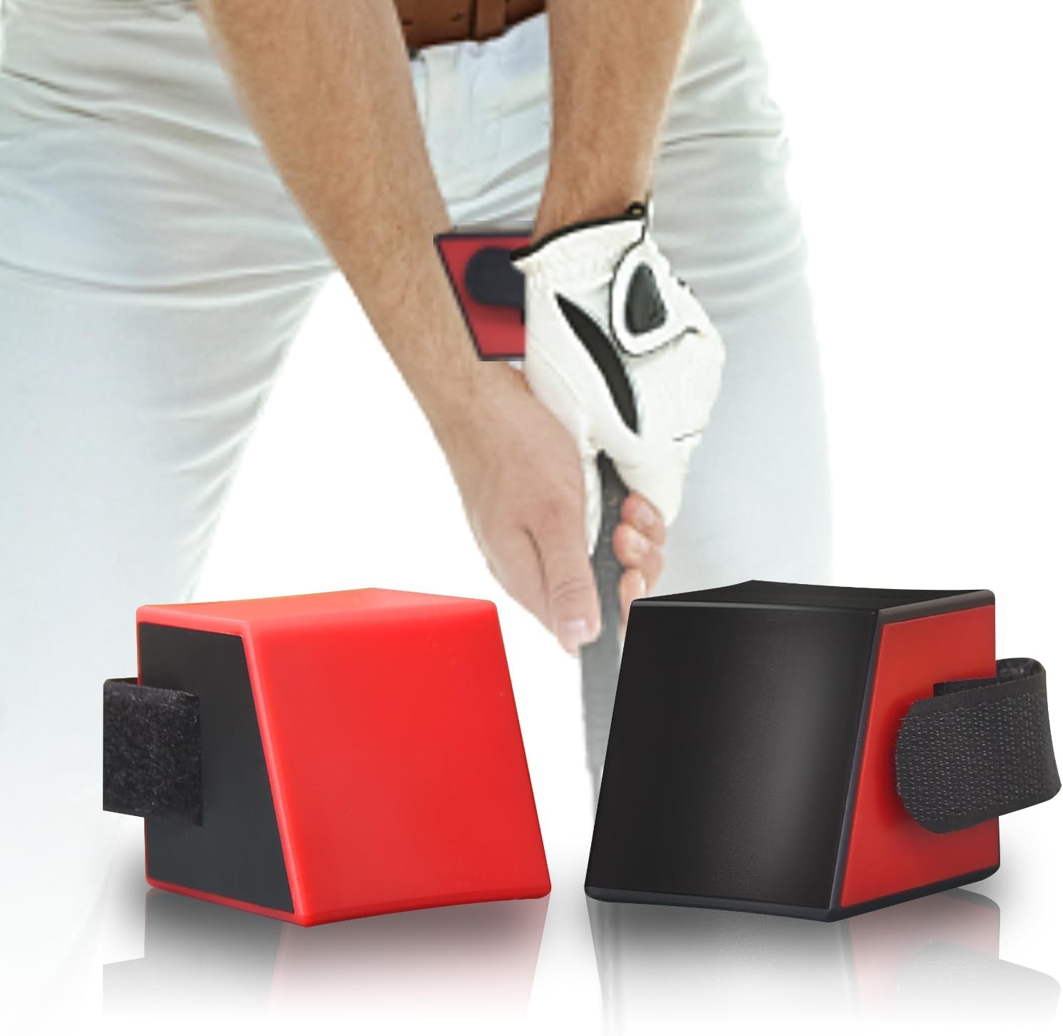 Golf Wrist Putting Cube, Golf Wrist Hinge Trainer for Gesture Correction, Golf Swing Training Aid Golf Teaching & Training Aid for Club Outdoor Practice Equipment
