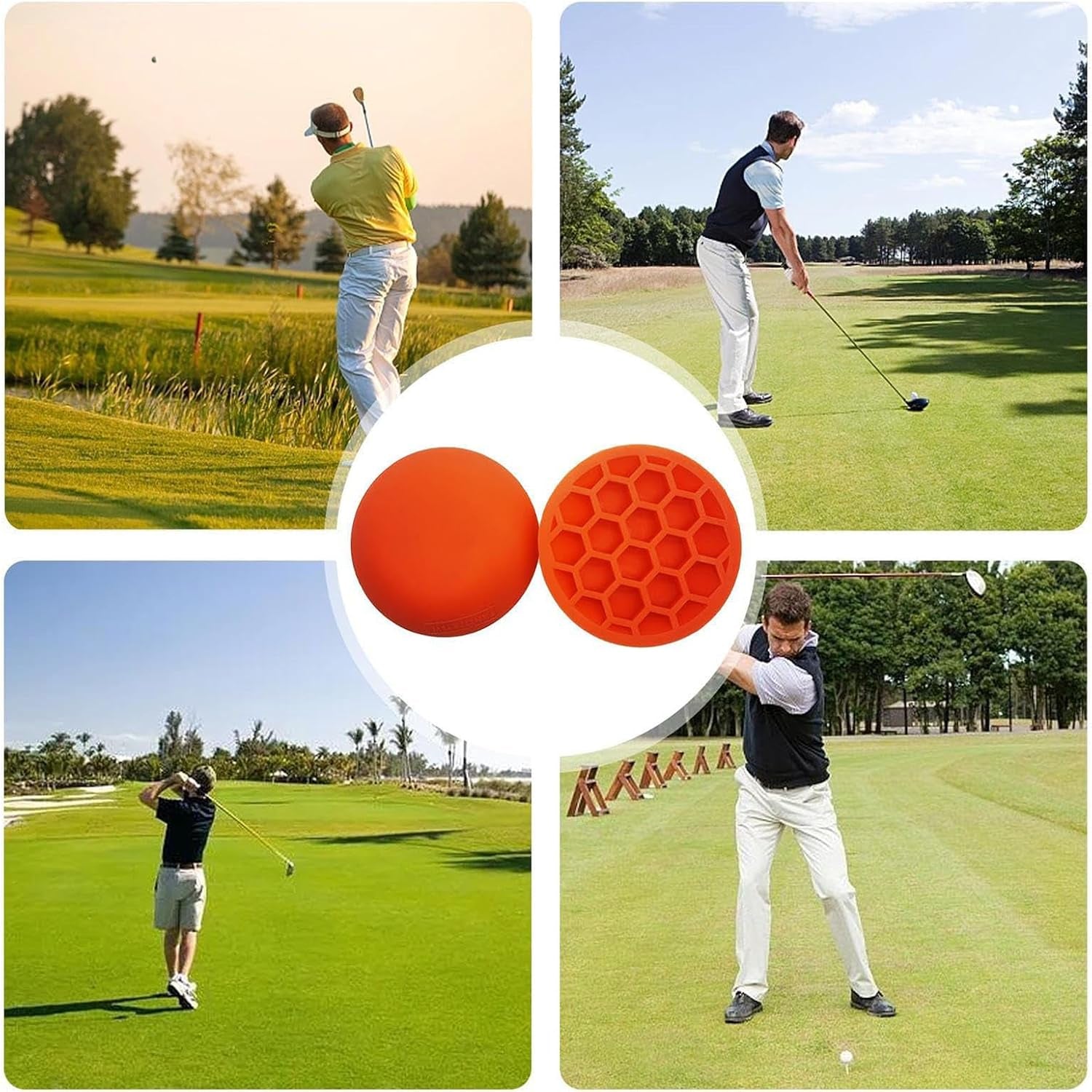 Golf Physical Strength Pad Force Plate | Rubber Force Pedal Exerciser Step Pad for Golf Swing - Golf Accessories for Improved Golf Game, Golf Teaching & Training Aid for Club Practice Equipment