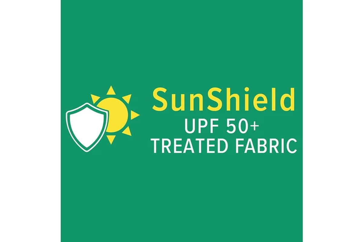 Clifton Windpro Golf 136Cm Manual Open Windproof UPF50+ UV Umbrella Black Silver