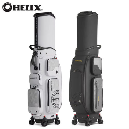 Golf Bag with 4 Ultra Quiet and Smooth Rolling Wheels Large Capacity Golf Bag for Airline Travel