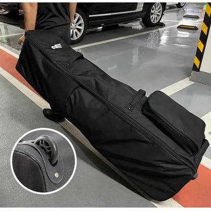 Light Weight Golf Club Travel Bag Cover Waterproof with Wheels Portable Foldable Oxford Aviation Bag Cover HKB002
