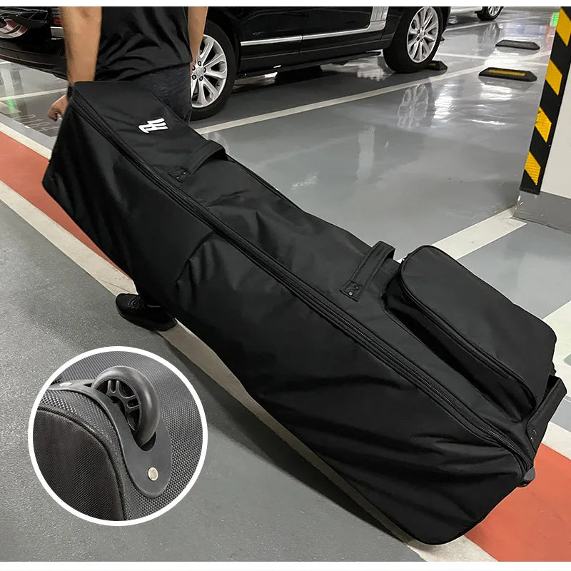 Light Weight Golf Club Travel Bag Cover Waterproof with Wheels Portable Foldable Oxford Aviation Bag Cover HKB002