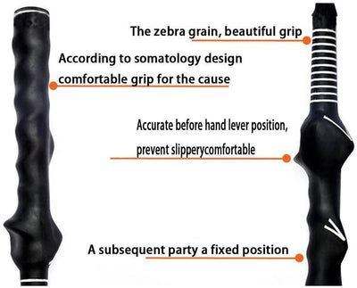 Right-Handed Golf Swing Training Grip Trainer, Black