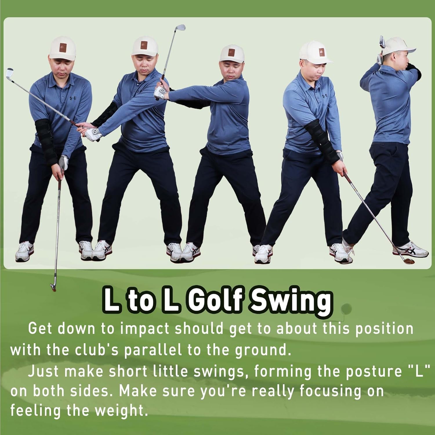 Golf Swing Training Elbow Brace, Straight and Turn Arm Golf Swing Trainer Golf Swing Trainer, Perfect for Amend Chicken Wings and Correction Brace of Golf Swing