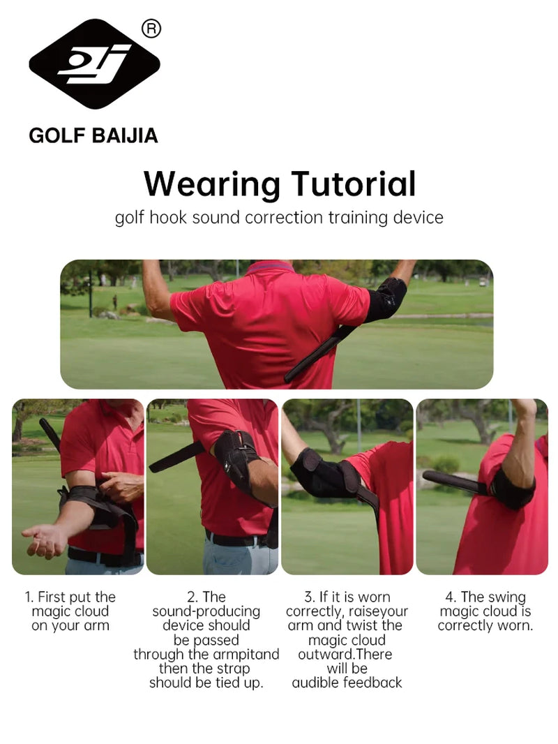BAIJIA Golf Swing Ball Smart Ball Posture Corrector Golf Wrist Training Ball Golf Gesture Alignment Aid Ball for Beginner