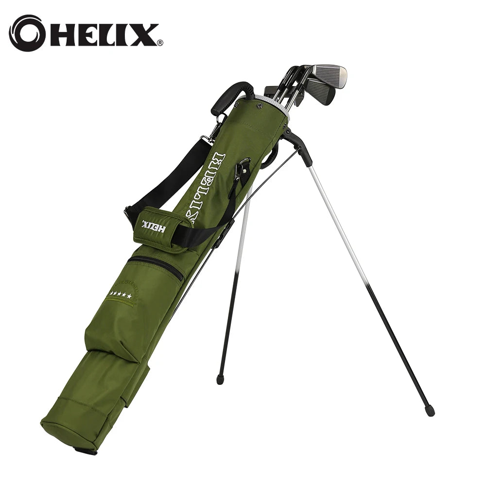 Sunday Golf Bag with Stand, Lightweight Easy Carry Golf Stand Bag with Shoulder Strap, Practice Ranger Sunday Bag for Men