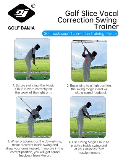 BAIJIA Golf Swing Ball Smart Ball Posture Corrector Golf Wrist Training Ball Golf Gesture Alignment Aid Ball for Beginner