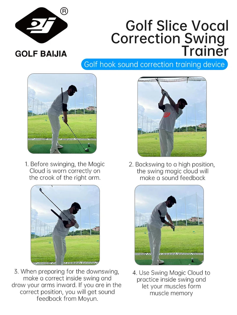 BAIJIA Golf Swing Ball Smart Ball Posture Corrector Golf Wrist Training Ball Golf Gesture Alignment Aid Ball for Beginner