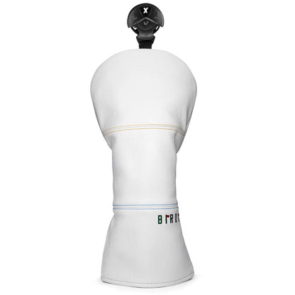 Golf Headcovers Simple Fashion Design Birdie Golf Driver Head Cover Embroidery Driver Fairway Wood Hybrid with Number Tags Bla